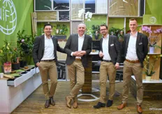 Alex Nifterik, Sander Burger, Martin Kromwijk en Johan van Eckeveld stonden op de beurs om de kwaliteit in ondersteuning van Van Nifterik onder de aandacht te brengen bij de bezoekers.